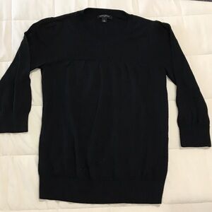 Banana Republic Classic Black Knit Top